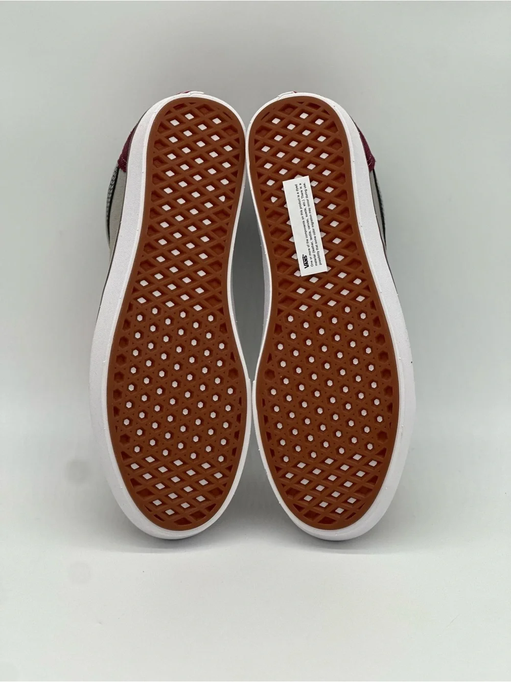 Vans Old Skool Low Top Sneakers - Burgundy & Gray